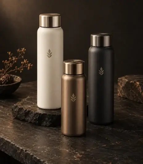 Branded drinkware trio